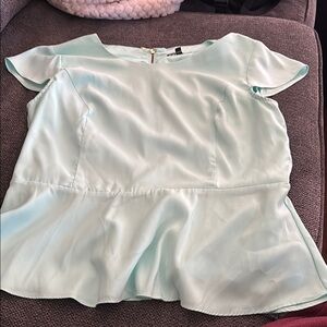 Elegant Mint Green Women's Top